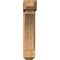 Ekena Millwork Thorton Craftsman Smooth Bracket w/ Offset Brace, Western Red Cedar, 7 1/2"W x 24"D x 36"H BKT0806X24X36THR04SWR - alternate 2